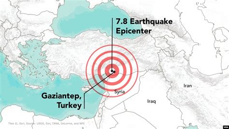 epicenter of earthquake in turkey